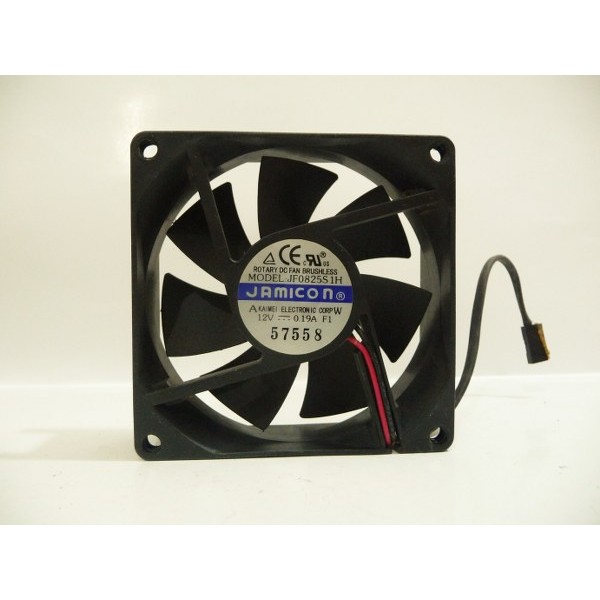 Cooling Fan, JF0825S1H, 12V 0.19A, 57558, Jamicon 